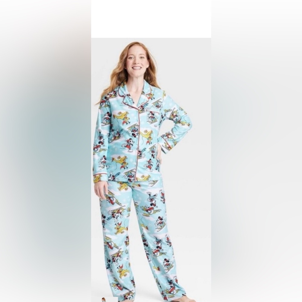 Disney 100 Retro Reimagined 2 Piece Pajama Set Size Medium New